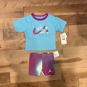 Jordan Light Blue Kids' 2-Piece Set